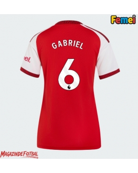 Arsenal Gabriel Magalhaes #6 Tricou Fotbal Replică 2026-27 Femei Acasa